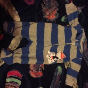 One piece bodysuit with footies